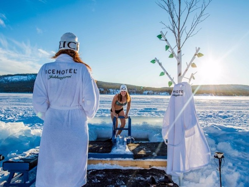 Picture of Jukkasjärvi Sauna ritual