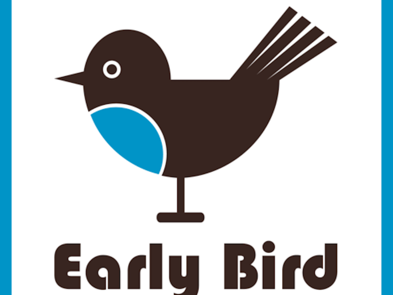 Picture of Early Bird promotion 